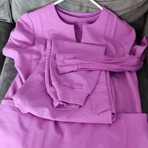 Vibrant Purple Long Sleeve Top